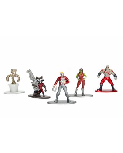 Комплект фигури Metals Die Cast Marvel: Guardians of the Galaxy - 5 броя - 2