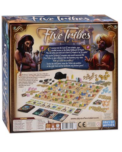 Настолна игра Five Tribes: The Djinns of Naqala - Стратегическа - 2