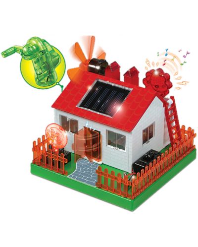 Научен STEM комплект Amazing Toys Greenex - Музикална къща със соларна батерия - 2