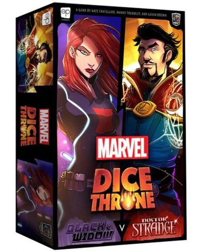 Настолна игра за двама Dice Throne: Marvel 2 Hero Box 2 - Black Widow vs Doctor Strange - 1