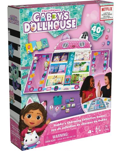 Настолна игра Gabby's Dollhouse: Gabby's Charming Collection Game - детска - 1