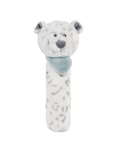 Мека играчка Nattou - Снеженият леопард Леа, със свирка, 17 cm
