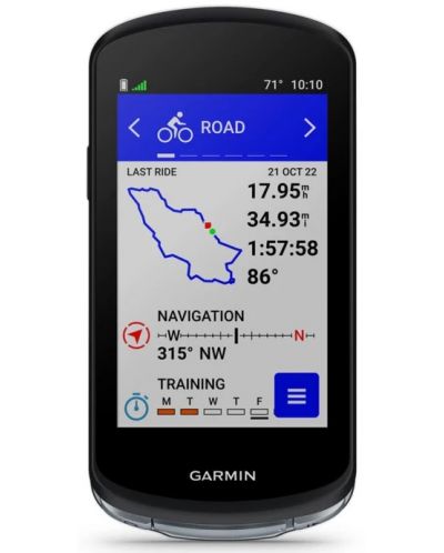 Навигация за колело Garmin - Edge 1040 Solar, 3.5'', 64GB, черна - 2