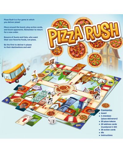 Настолна игра Pizza Rush - Детска - 3