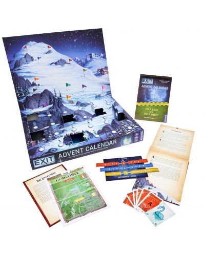 Настолна игра EXiT Advent Calendar: The Mystery of the Ice Cave - кооперативна - 6