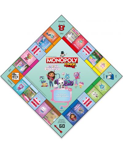 Настолна игра Monopoly Junior: Gabby's Dollhouse - Детска - 2