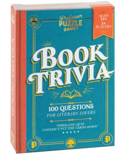 Настолна игра Professor Puzzle - Book Trivia - 1