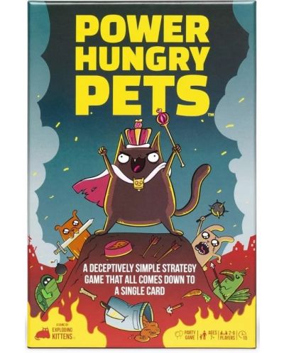 Настолна игра Power Hungry Pets - Парти - 1