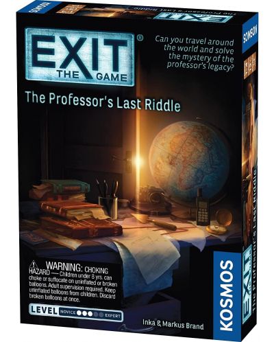 Настолна игра Exit: The Professor’s Last Riddle - кооперативна - 1