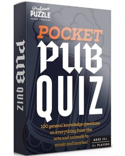 Настолна игра Professor Puzzle - Pocket Pub Quiz - 1