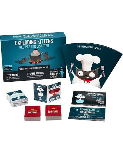 Настолна игра Exploding Kittens: Recipes For Disaster - парти - 4