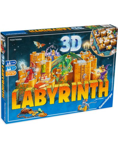 Настолна игра Ravensburger 3D Labyrinth - детска - 1