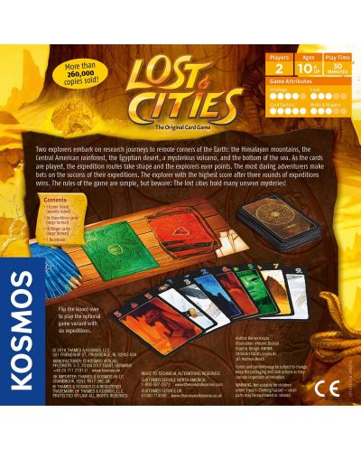 Настолна игра Lost Cities: The Card Game - семейна - 3