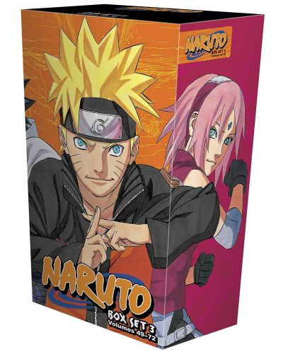 Naruto Box Set 3 Volumes 49-72  with Premium - 1