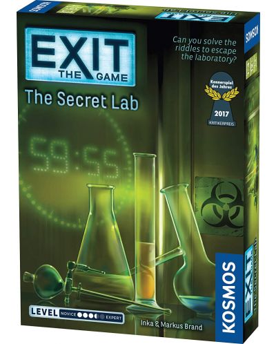 Настолна игра Exit: The Secret Lab - семейна - 1