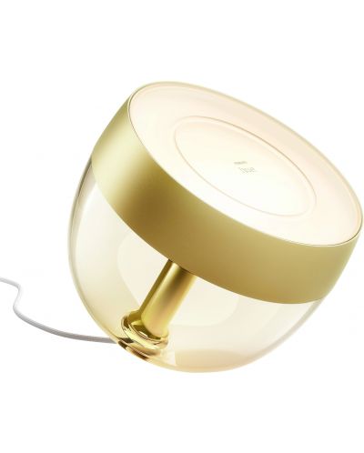 Настолна лампа Philips - HUE Iris RGB, 8.1W, Gold - 1