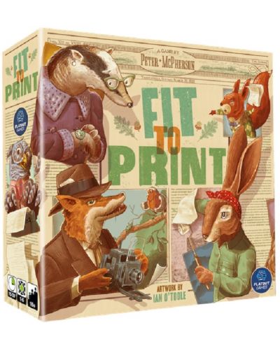 Настолна игра Fit to Print (Kickstarter Edition) - Семейна - 1