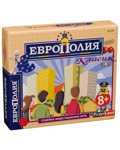 Настолна игра PlayLand - ЕвроПолия Класик II - Детска