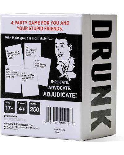 Настолна игра Drunk Stoned or Stupid - Парти - 2
