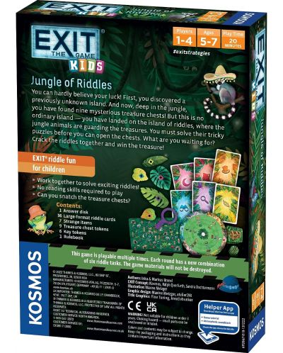 Настолна игра Exit kids: Jungle of Riddles - детска - 2