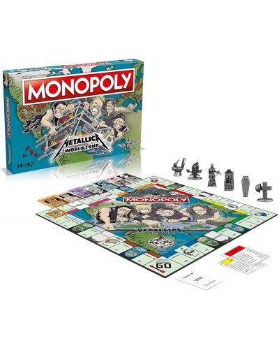 Настолна игра Monopoly - Metallica - 2