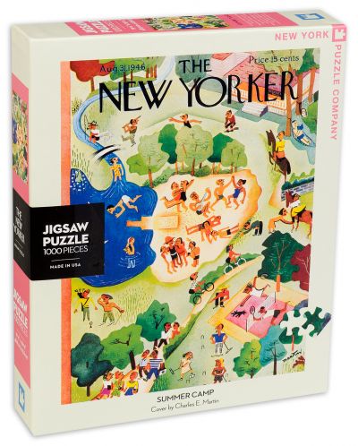 Пъзел New York Puzzle от 1000 части - Летен лагер - 1