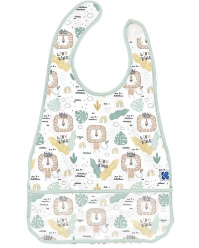 Непромокаем лигавник с джоб KikkaBoo - Savanna Pattern, Mint - 1