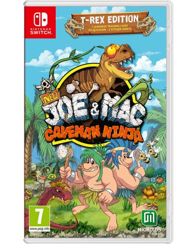 New Joe & Mac: Caveman Ninja - T-Rex Edition (Nintendo Switch) - 1