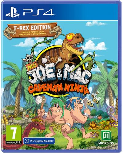 New Joe & Mac: Caveman Ninja - T-Rex Edition (PS4) - 1
