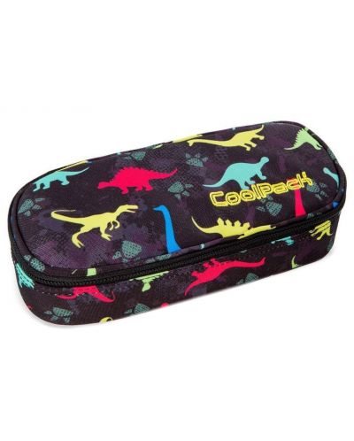 Овален ученически несесер Cool Pack Campus - Dinosaurs