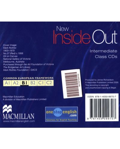 New Inside Out Intermediate: Class CDs / Английски език (аудио CD) - 2
