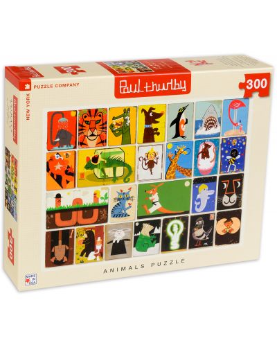 Пъзел New York Puzzle от 300 части - Животни, колаж - 2
