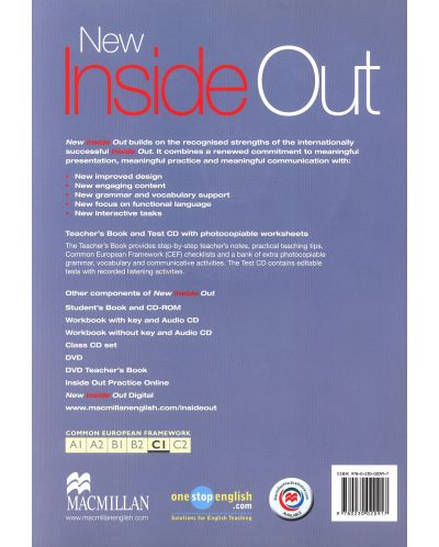 New Inside Out Advanced: Teacher's Book / Английски език (Книга за учителя) - 2