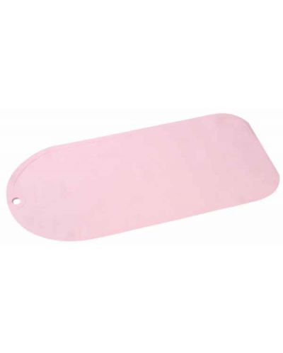 Неплъзгаща се постелка за баня Babyono - 70 x 35 cm, розова  - 1