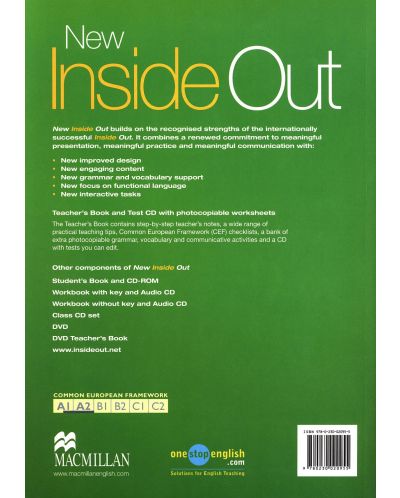 New Inside Out Elementary: Teacher's Book / Английски език (Книга за учителя) - 2