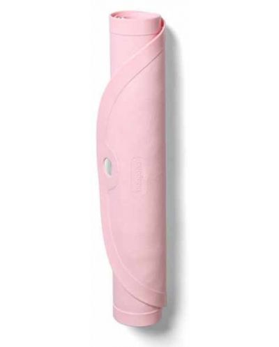 Неплъзгаща се постелка за баня Babyono - 70 x 35 cm, розова  - 3