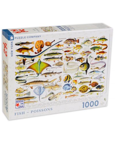 Пъзел New York Puzzle от 1000 части - Риби - 1