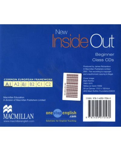 New Inside Out Beginner: Class CDs / Английски език (аудио CD) - 2