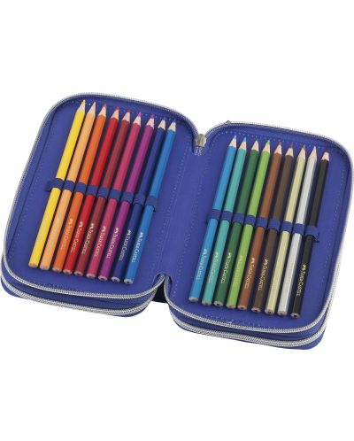 Несесер с пособия Faber-Castell - Динозавър, с 3 ципа - 3