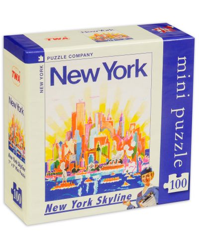 Мини пъзел New York Puzzle от 100 части - Ню Йорк - 2