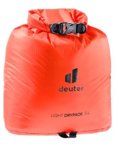 Непромокаема торба Deuter - Light Drypack 5, оранжева - 1
