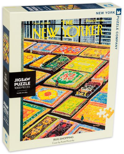 Пъзел New York Puzzle от 1000 части - Търговия на килими - 2
