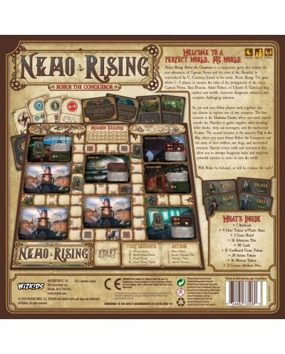 Настолна игра Nemo Rising - Robur the Conqueror, кооперативна - 2
