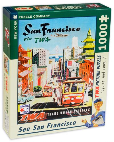Пъзел New York Puzzle от 1000 части - Сан Франциско - 2