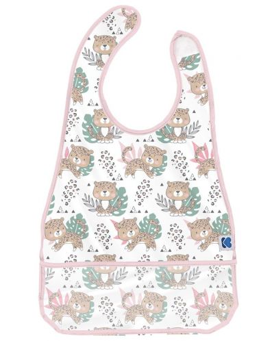 Непромокаем лигавник с джоб KikkaBoo - Savanna Pattern, Pink - 1