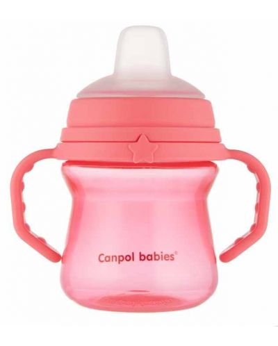 Неразливаща се чаша Canpol - 150  ml, розова - 2