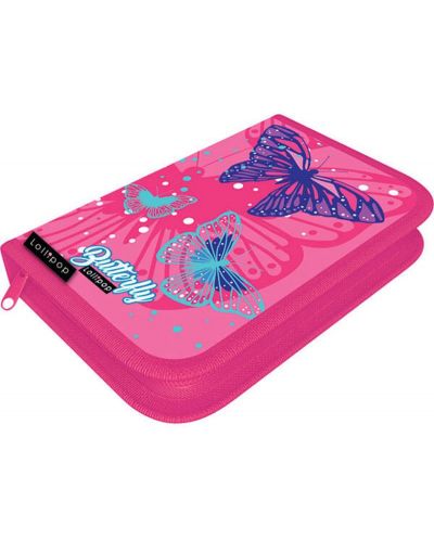 Несесер Lizzy Card Pink Butterfly - с 1 цип - 1