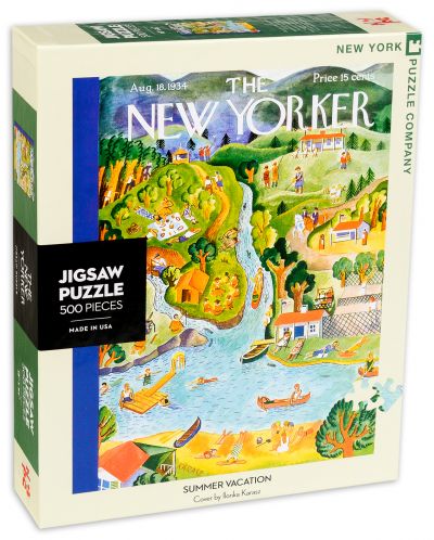 Пъзел New York Puzzle от 500 части - Лятна ваканция - 2