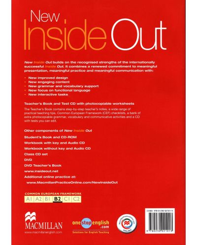 New Inside Out Upper-Intermediate: Teacher's Book / Английски език (Книга за учителя) - 2
