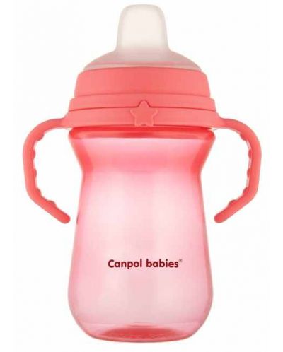 Неразливаща се чаша Canpol - 250  ml, розова - 2